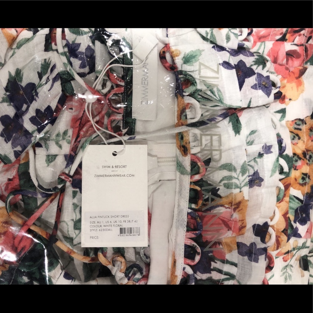 ZIMMERMANN 
Allia floral print mini dress - Picture 7 of 8